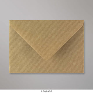 Enveloppe kraft striée 133x184 mm