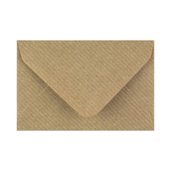 Enveloppe kraft striée 62x94 mm