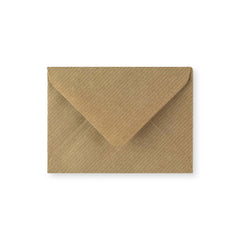 Enveloppe kraft striée 82x113 mm (C7)