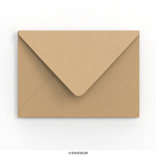 Enveloppe kraft striée 162x229 mm (C5)