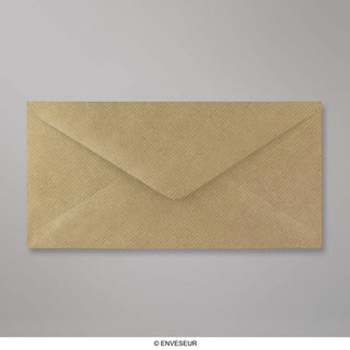 Enveloppe kraft striée 110x220 mm (DL)