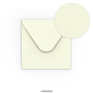Enveloppe Ivoire Martelé 130 x 130 mm