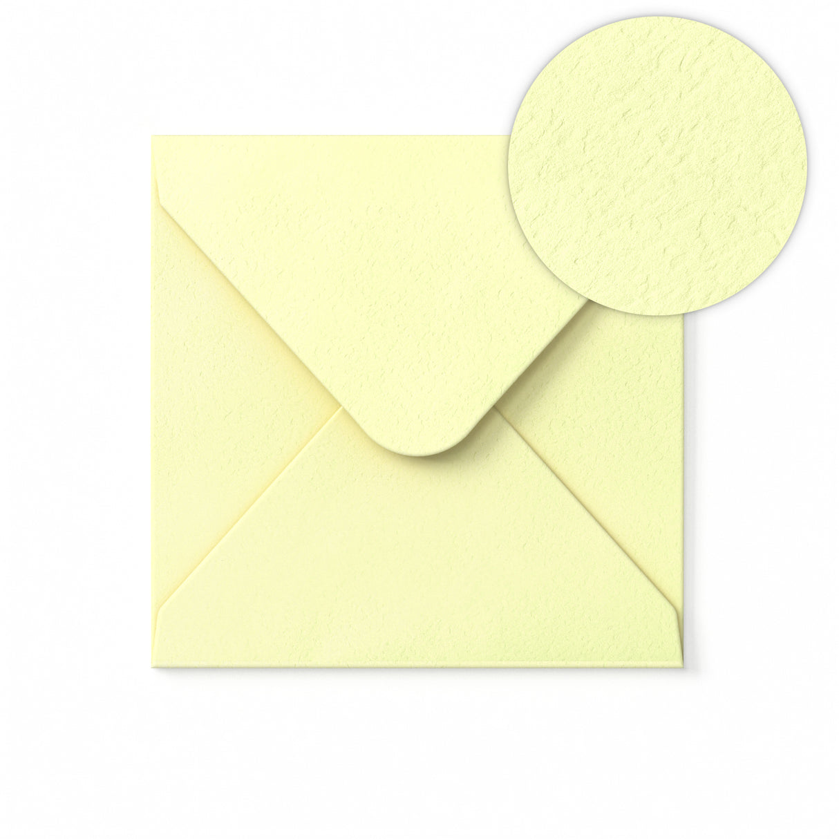 Enveloppe Ivoire avec effet martelé 155x155 mm