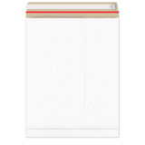 Enveloppes blanches en carton rigide