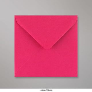Enveloppe rose fuchsia 130x130 mm