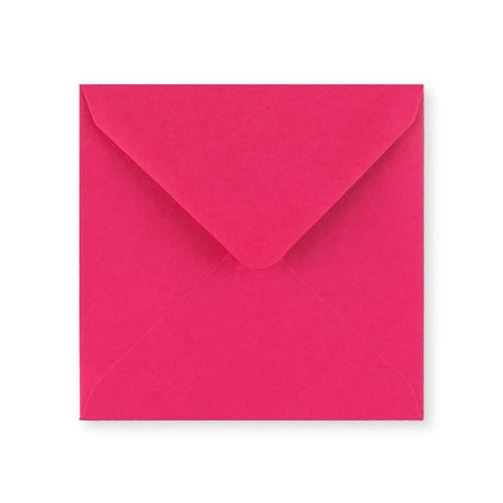 Enveloppe rose fuchsia 130x130 mm