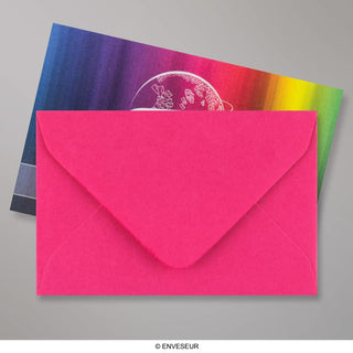 Enveloppe rose fuchsia 62x94 mm