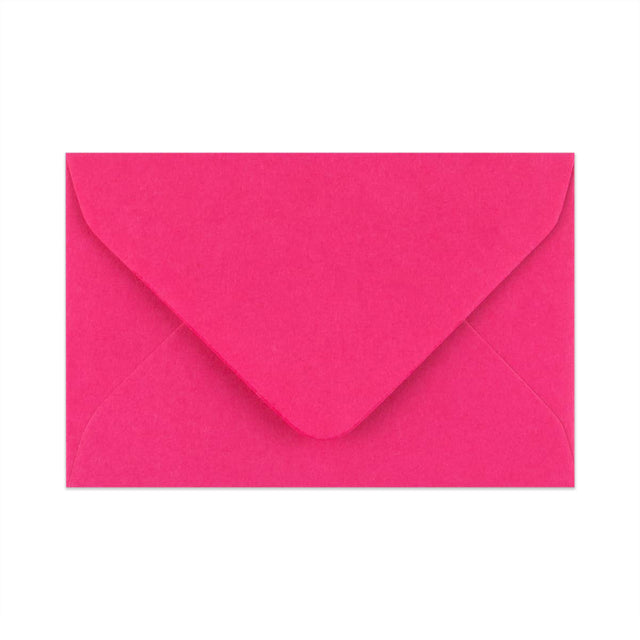 Fuschia Pink Gummed V-Flap Greeting Card Envelope (62 x 94mm)