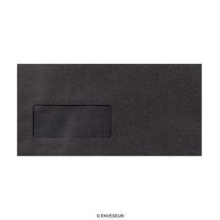 Enveloppe Noire 110x220 mm (DL)