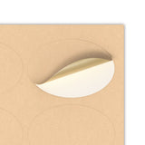 Étiquettes adhésives ovales