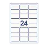 Étiquettes adhésives rectangulaires