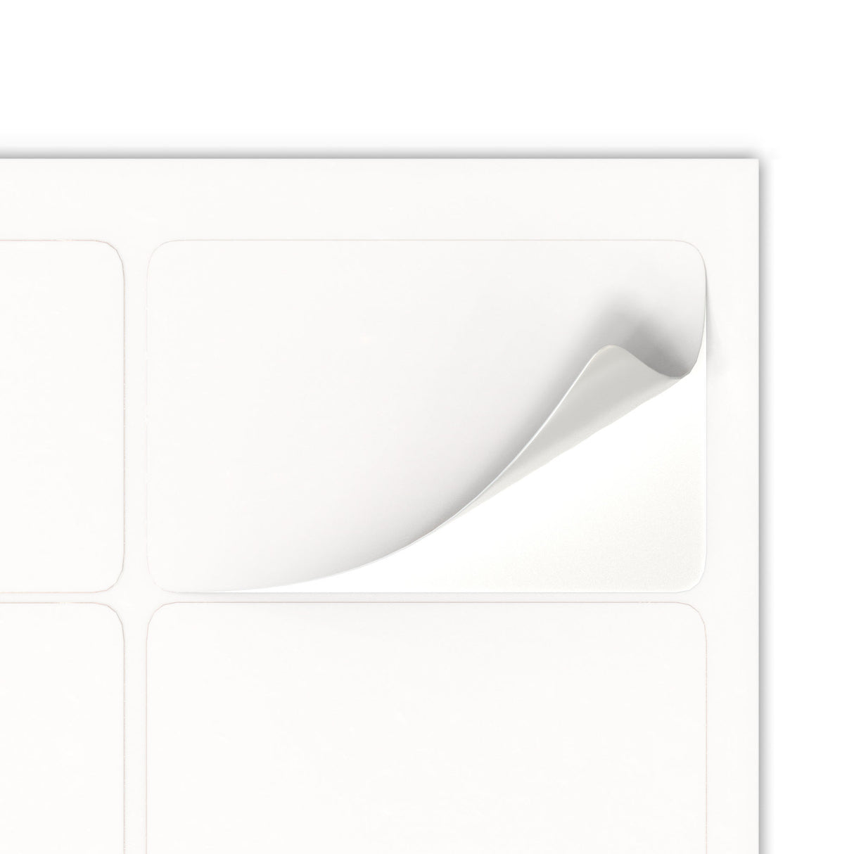 Étiquettes adhésives rectangulaires