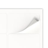 Étiquettes adhésives rectangulaires