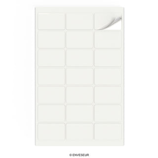 Étiquettes adhésives rectangulaires