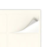 Étiquettes adhésives rectangulaires