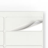 Étiquettes adhésives rectangulaires