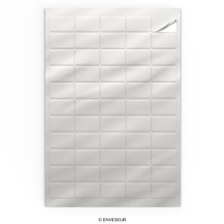Étiquettes adhésives rectangulaires