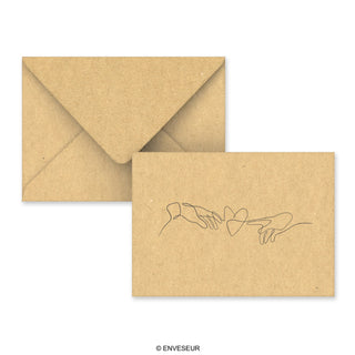 Enveloppes pour la Saint-Valentin ”Vivre amour”  