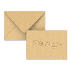 Valentine's Coloured Envelope (Live Love Design) Fleck 114 x 162 mm (C6)