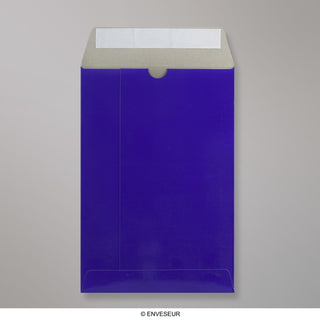 Enveloppe en carton bleu 235x162 mm