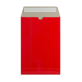 Enveloppe rouge en carton rigide 235X162 MM