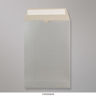 Enveloppe argent tout en carton 235x162 mm