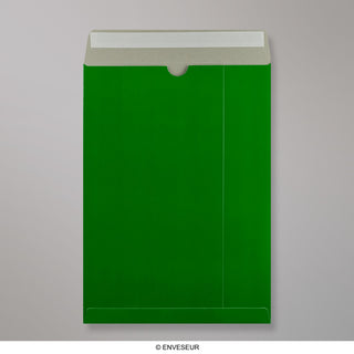 Enveloppe verte tout en carton 324x229 mm (C4)