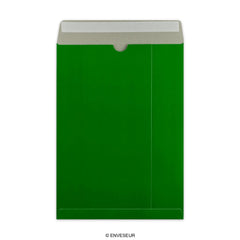 Enveloppe verte en carton rigide 324x229 mm (C4)