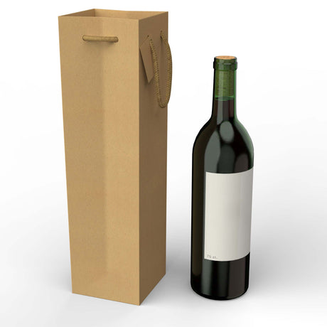 Sacs kraft pour bouteilles de vin (75 cl.)