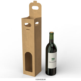 Boîte carton pour bouteille de vin (75 cl.)