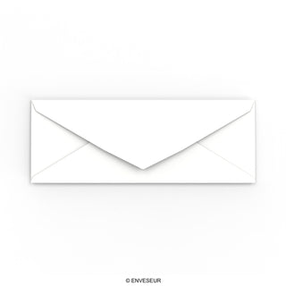 Enveloppe blanche 80x215 mm