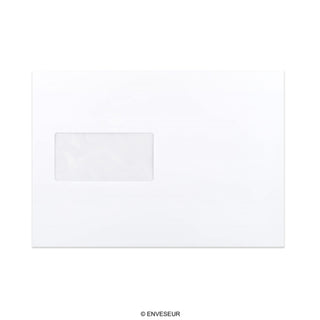 Enveloppe blanche 162x229 mm (C5)