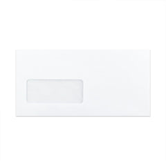 Enveloppe blanche 110x220 mm (DL)