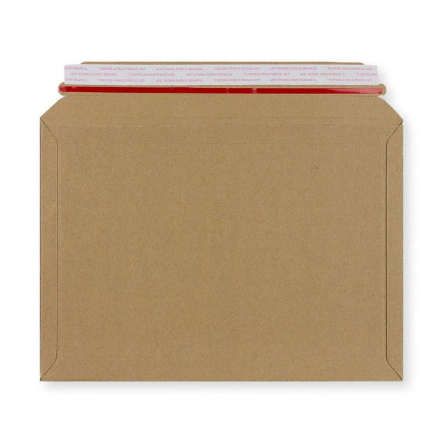 Manila Brown Peel & Seal Rigid Board Mailers Envelope (234 x 334mm)
