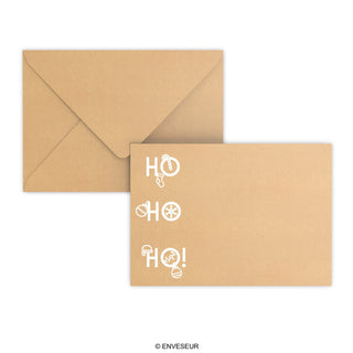 Enveloppe de Noël HO HO HO