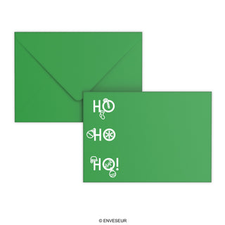 Enveloppe de Noël HO HO HO