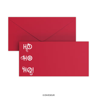 Enveloppe de Noël HO HO HO