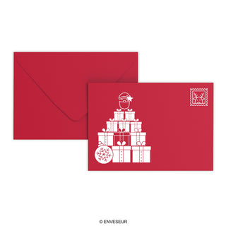 Enveloppe de Noël Père Noël