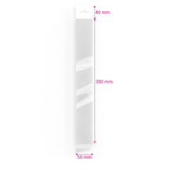 Cello Bags (With Header) Clear 380 x 50 mm