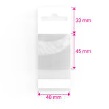 Sacs en cellophane avec en-tête (OPP)