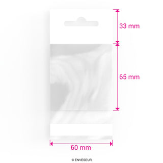 Sacs en cellophane avec en-tête (OPP)
