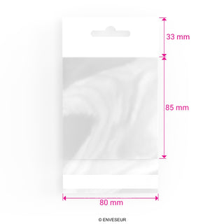 Sacs en cellophane avec en-tête (OPP)