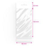 Sacs en cellophane avec en-tête (OPP)