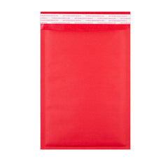 Coloured Kraft Paper Bubble Bag Mailers Red 350 x 250 mm