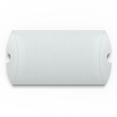 Corrugated Pillow Boxes Silver 229 x 162 mm (C5)