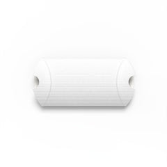 Corrugated Pillow Boxes White 113 x 81 mm (C7)