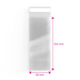 Sacs en cellophane non doublés (OPP)