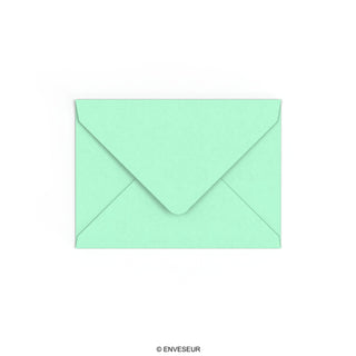 Enveloppe vert jade 133x184 mm