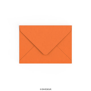 Enveloppe orange feu 133x184 mm