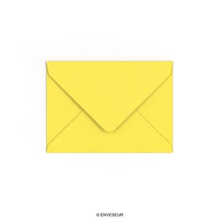 Enveloppe jaune tournesol 133x184 mm